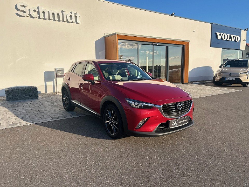 Mazda CX-3 SKYACTIV-G 120 FWD 88 kW (120 PS) Top-Ausstattg, Leder weiß uvm.  