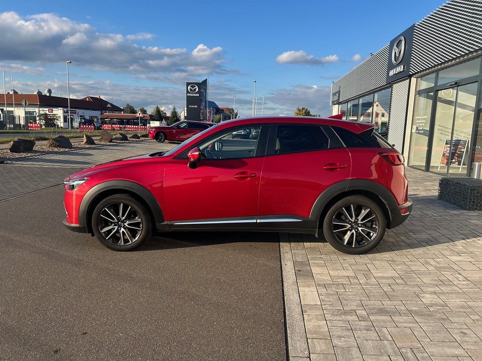 Mazda CX-3 SKYACTIV-G 120 FWD 88 kW (120 PS) Top-Ausstattg, Leder weiß uvm.  